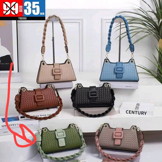 Woven Textured Mini Handbag - TSD552