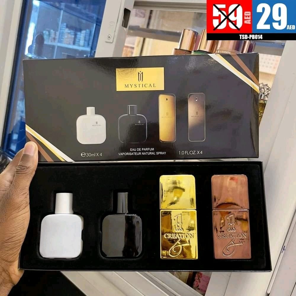 Mystical Perfume Gift Set – 4 Pcs (Eau De Parfum) - TSD-PB014
