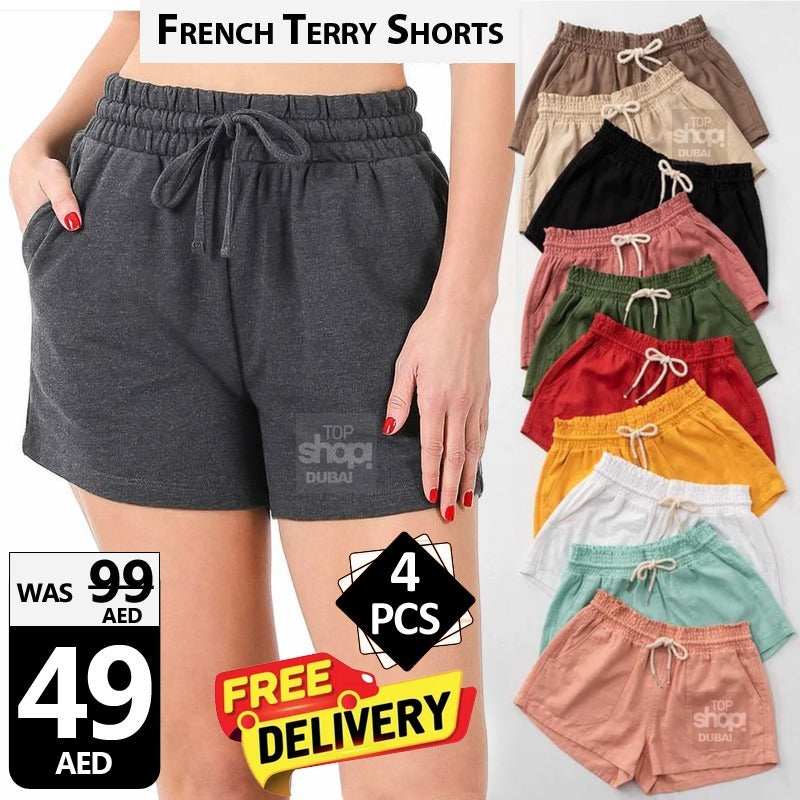 French Terry Shorts (4 Pcs Set)