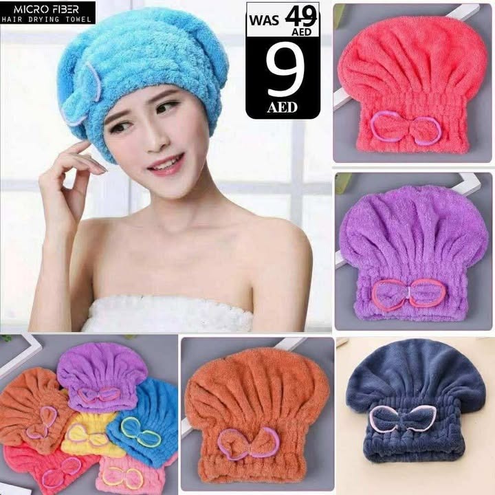Microfiber Hair Drying Towel Cap