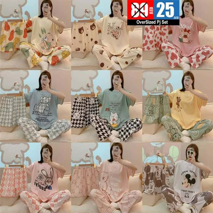Oversized Cute Pajama Set