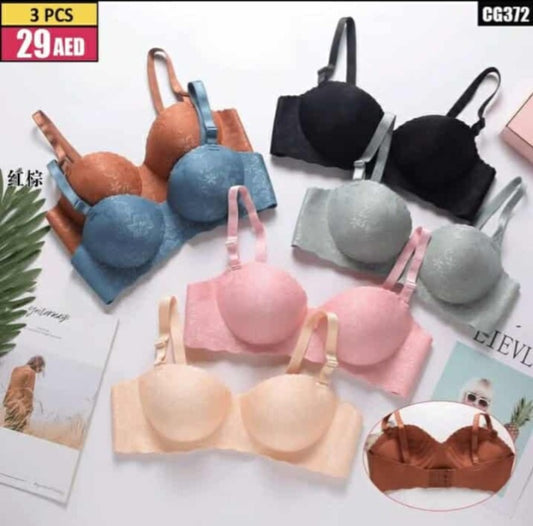 Lace Padded Bra Set - TSD372