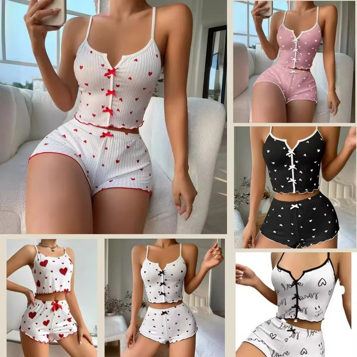 women’s sleepwear cami short set - TSD663