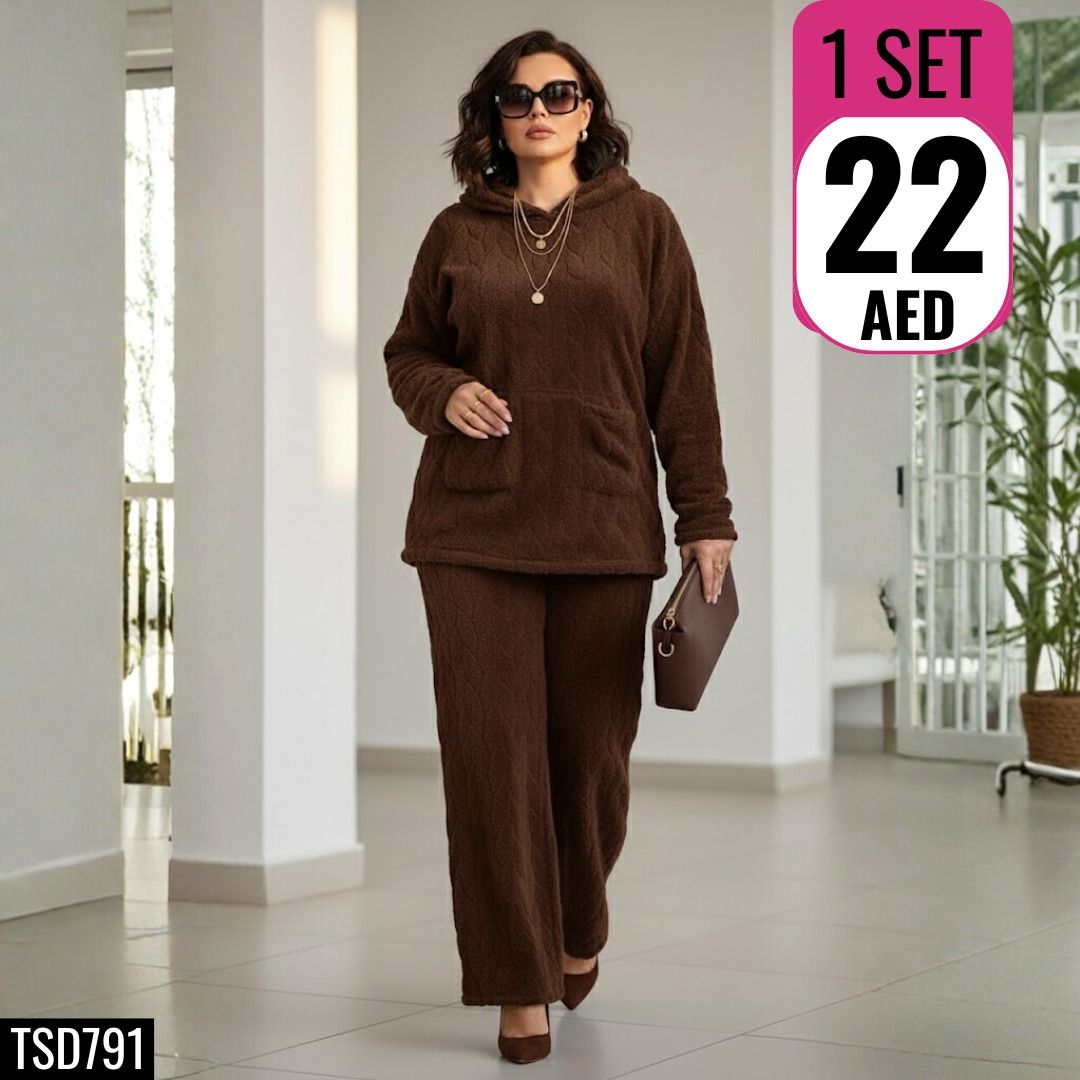 women’s plus-size winter wear set - TSD791