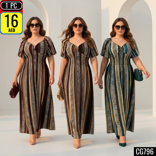 Plus-size maxi dress - CG796