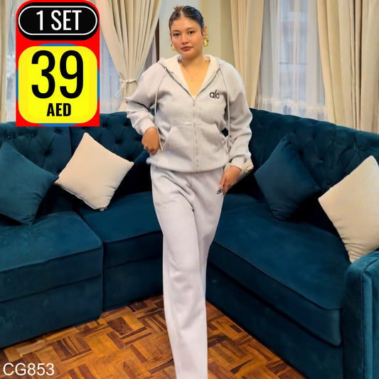 Alo-Style Cozy Hoodie & Pants Set – CG853