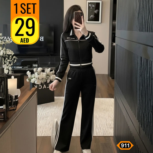 Women’s 2-Piece Tracksuit Set (Jacket + Pants) - TSD911