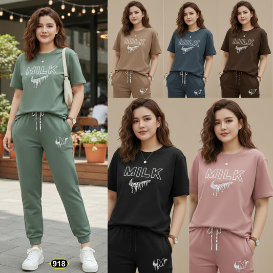 MILK Printed 2-Piece Casual Set - TSD918