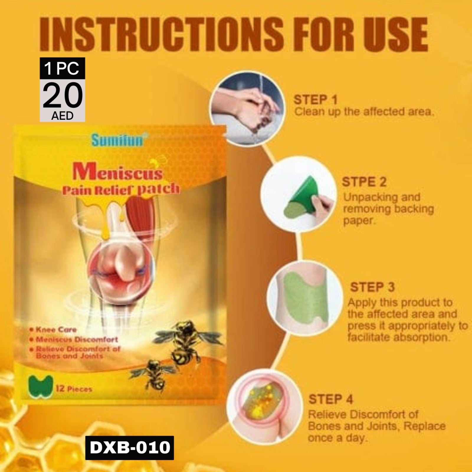 Meniscus Pain Relief Ointment - DXB010