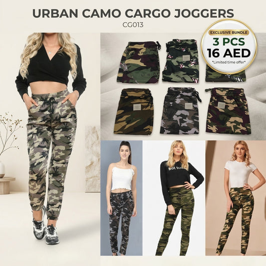 Urban Camo Cargo Joggers