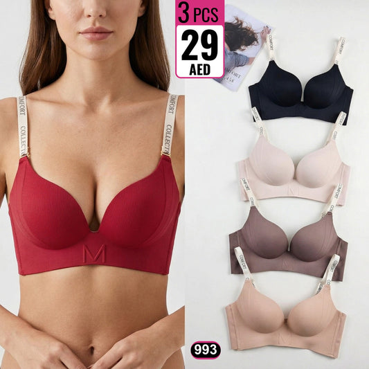 Comfort Fit Push-Up Bra Set – 993