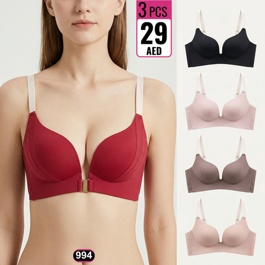 Luxury Push-Up Seamless Bra Set - 994
