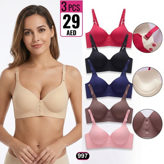Seamless Push-Up Bra Set – 997