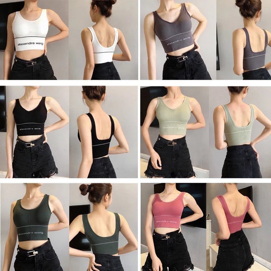 Sporty Tank Crop Top - CG132