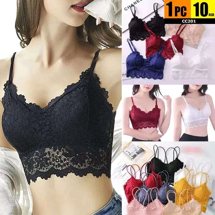 Women’s Lace Padded Bralette - CC201