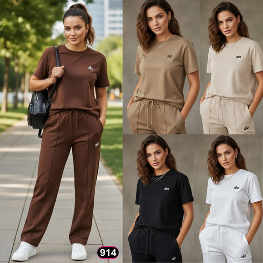 Ribbed 2-Piece Lounge ALO SET - TSD 914