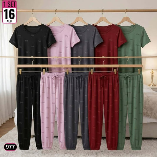 Women’s Soft Cotton Lounge Set - 977